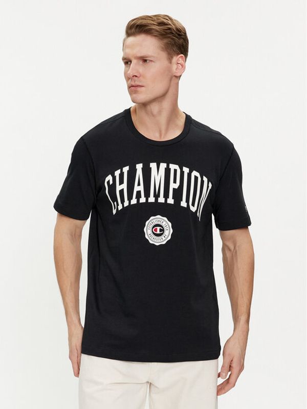 Champion Champion T-shirt 219852 Crna Comfort Fit