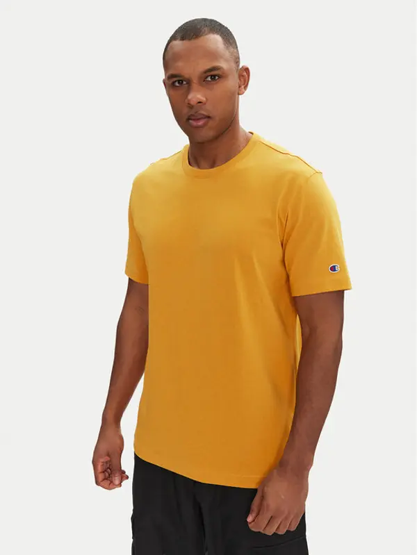 Champion Champion T-shirt 220761 Žuta Loose Fit