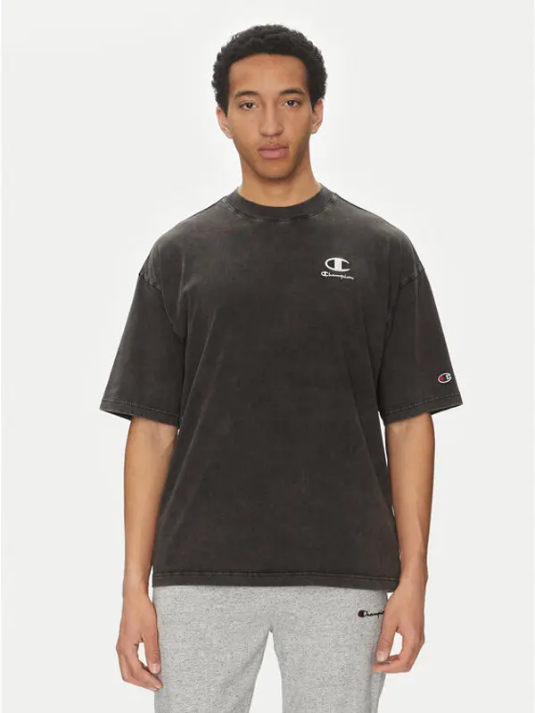 Champion Champion T-shirt 221257 Crna Regular Fit