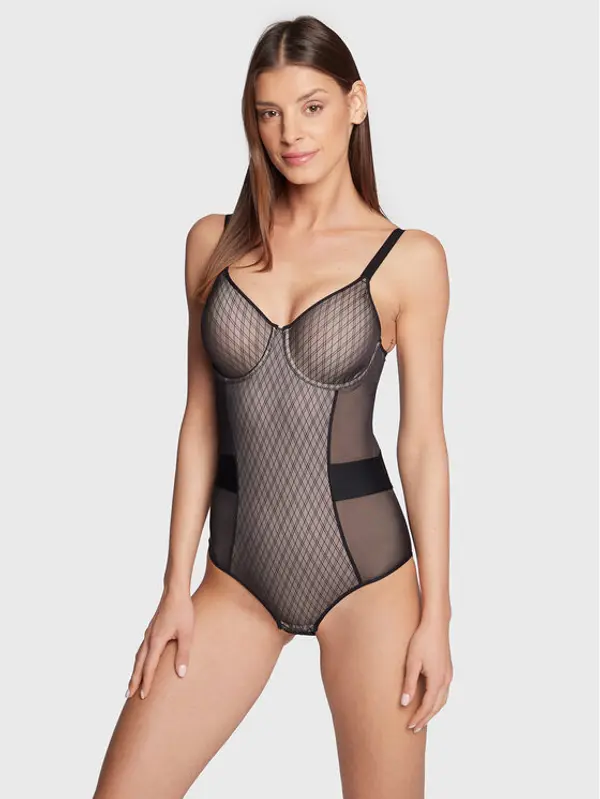 Chantelle Chantelle Bodi Smooth Lines C11N70 Crna