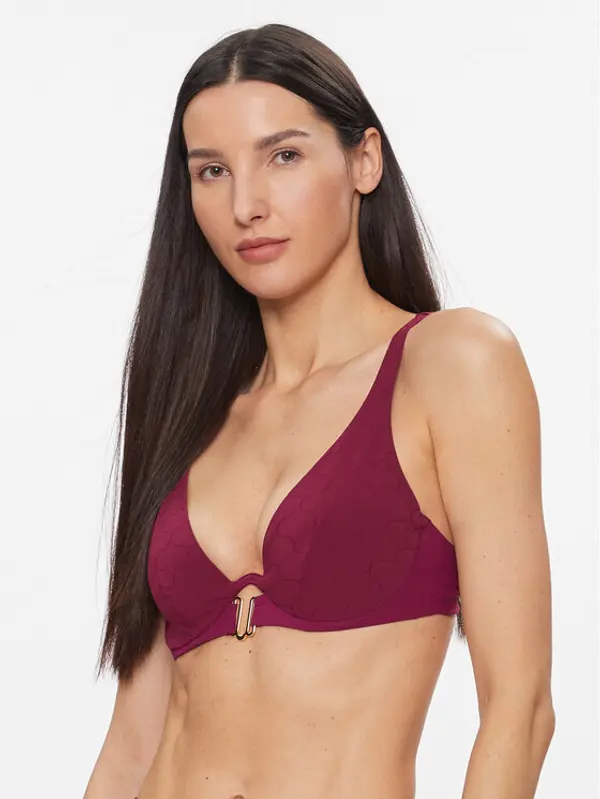Chantelle Chantelle Gornji dio kupaćeg kostima Glow C15T10 Tamnocrvena