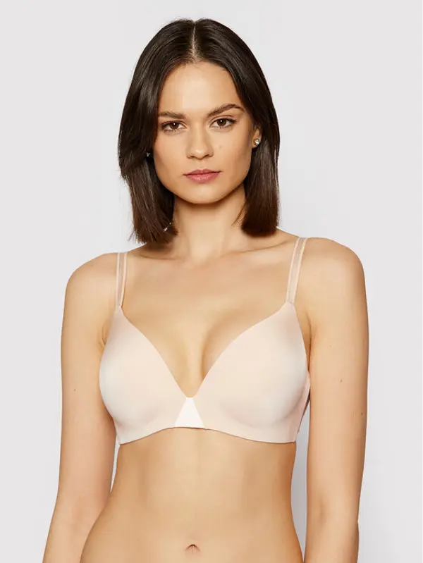 Chantelle Chantelle Grudnjak bez šavova Absolute Invisible Ohne Bugel C15G80 Bež