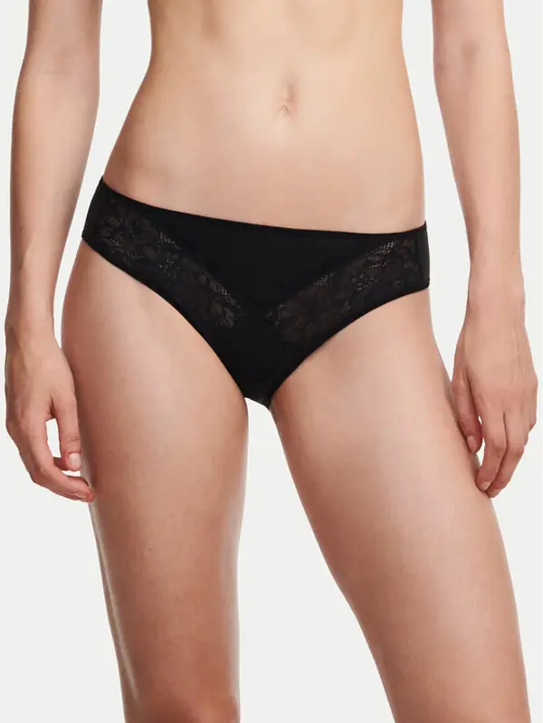 Chantelle Chantelle Klašične gaćice Floral Touch C94230 Crna