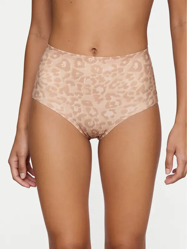 Chantelle Chantelle Klasične gaćice s visokim strukom Soft Stretch C11D70 Bež