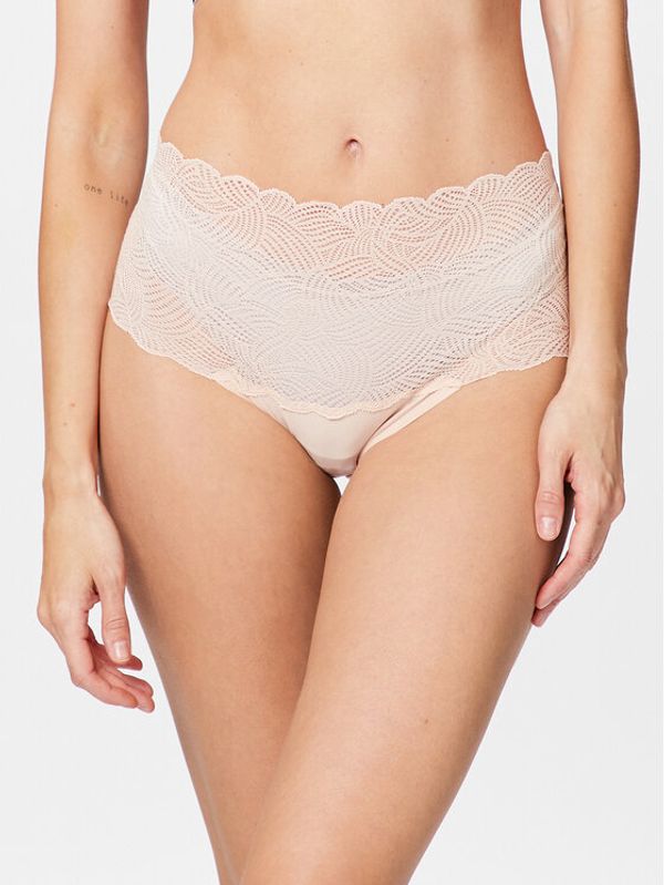 Chantelle Chantelle Klasične gaćice s visokim strukom Soft Stretch C11G80 Bež