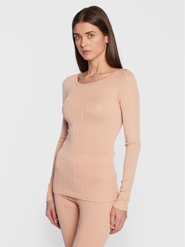 Chantelle Chantelle Majica Night Suit C18P70 Bež Slim Fit