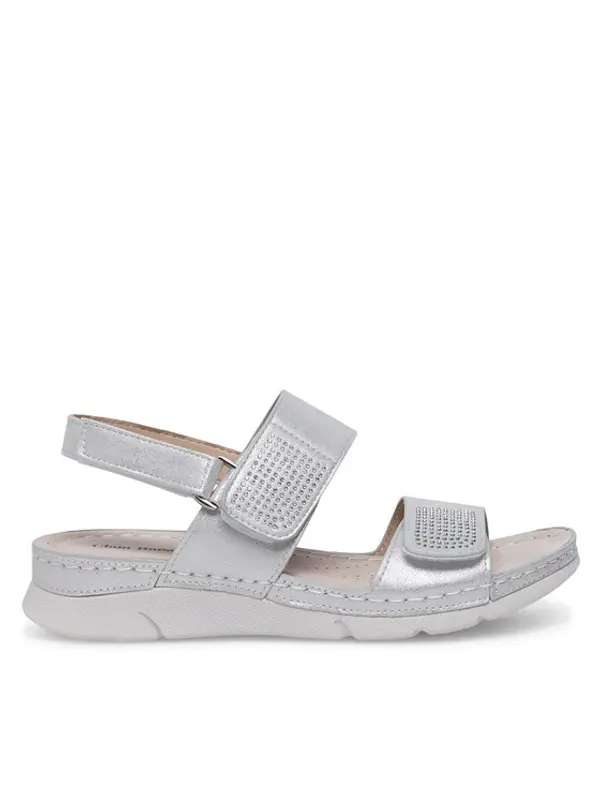 Clara Barson Clara Barson Sandale WS040801-01 Srebrna