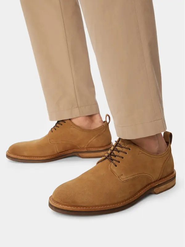 Clarks Clarks Cipele Aldwin Lace 26186448 Smeđa