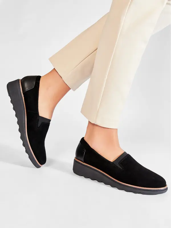 Clarks Clarks Cipele Sharon Dolly 261558194 Crna