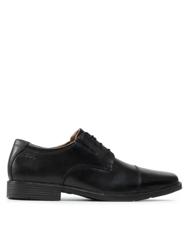 Clarks Clarks Cipele Tilden Cap 261103097 Crna