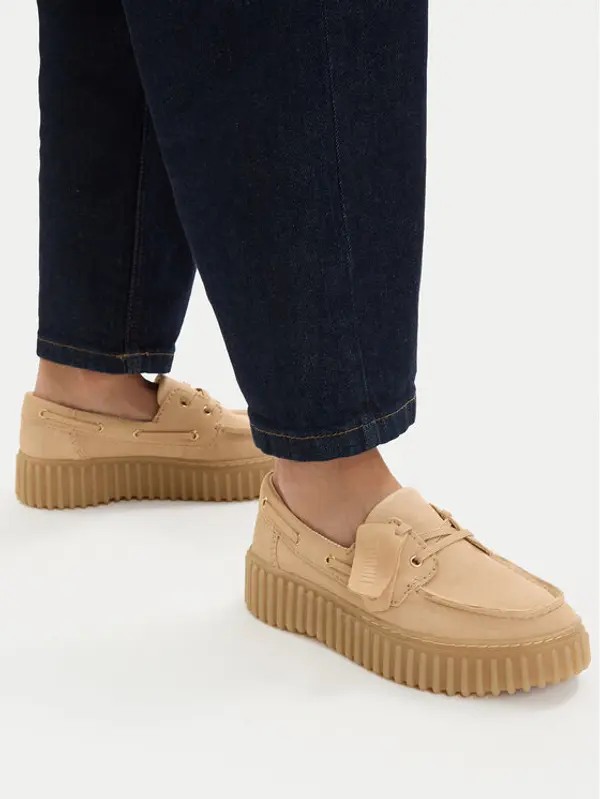 Clarks Clarks Cipele Torhill Boat 26186301 Bež