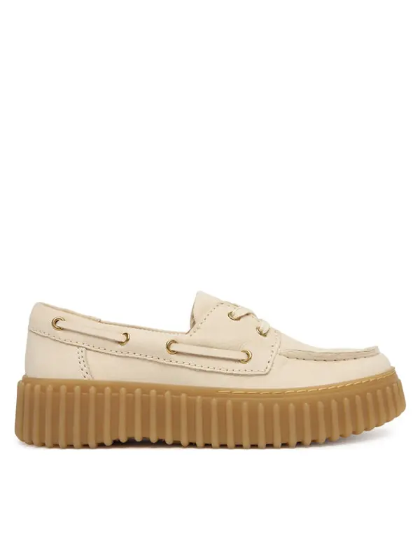 Clarks Clarks Cipele Torhill Boat 26186302 Écru