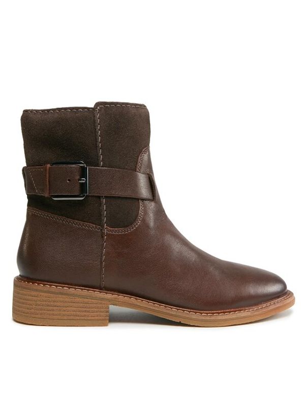 Clarks Clarks Čizme Cologne Strap 261747724 Smeđa
