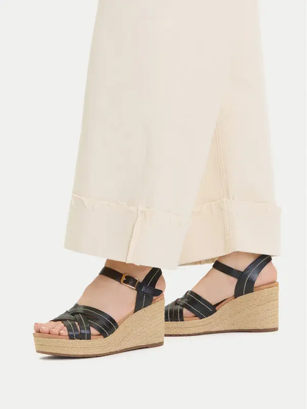 Clarks Clarks Espadrile Sabina Strap 26181462 Crna