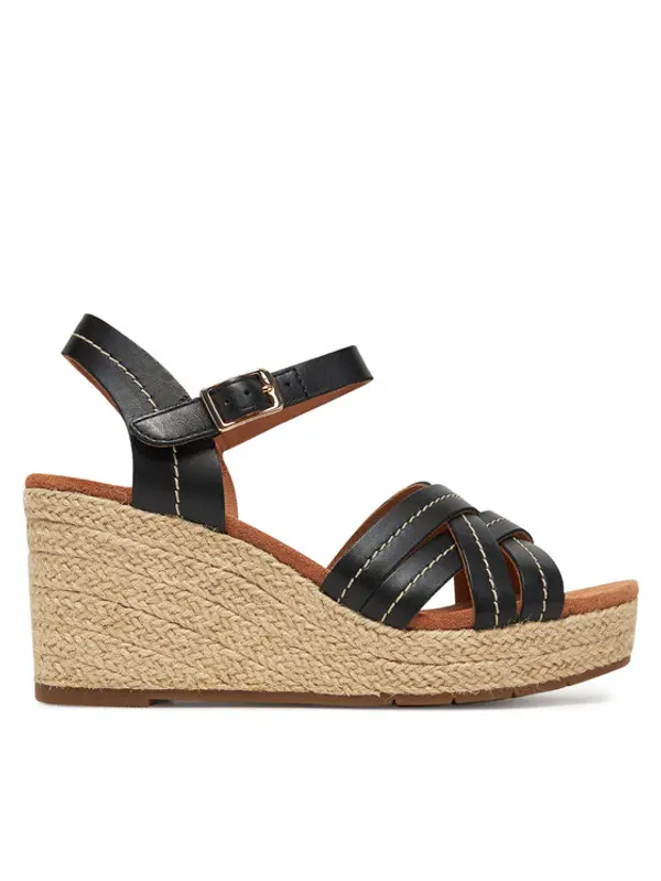 Clarks Clarks Espadrile Sabina Strap 26181462 Crna