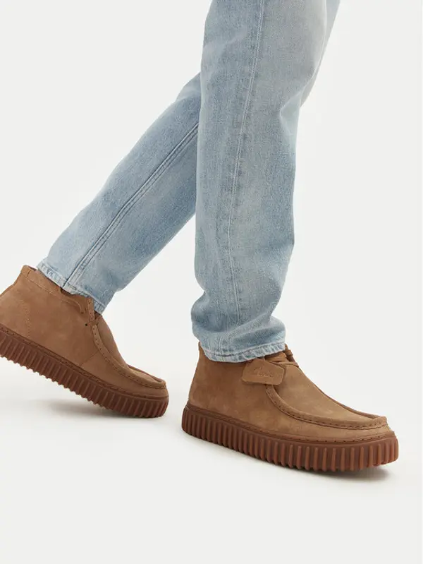 Clarks Clarks Gležnjače Torhill Hi 26173663 Smeđa