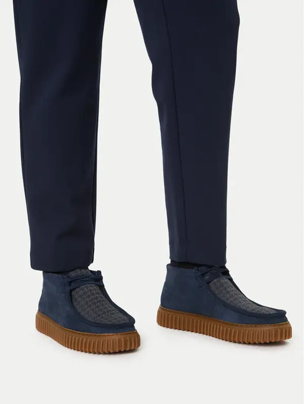 Clarks Clarks Gležnjače Torhill Hi 26183427 Tamnoplava
