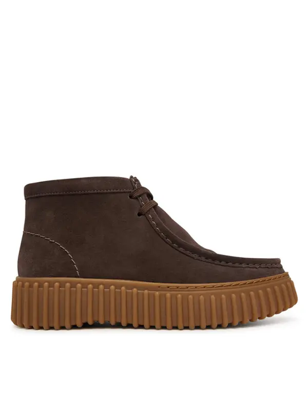 Clarks Clarks Gležnjače Torhill Moss 26185345 Tamno smeđa