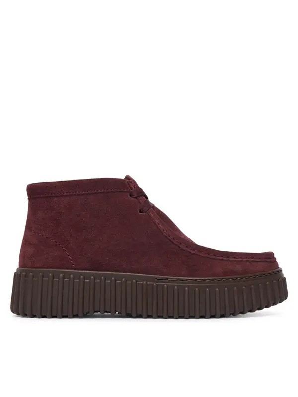 Clarks Clarks Gležnjače Torhill Moss 26329426 Tamnocrvena