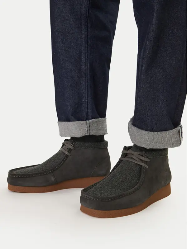Clarks Clarks Gležnjače WallabeeEVO BT 26183994 Siva