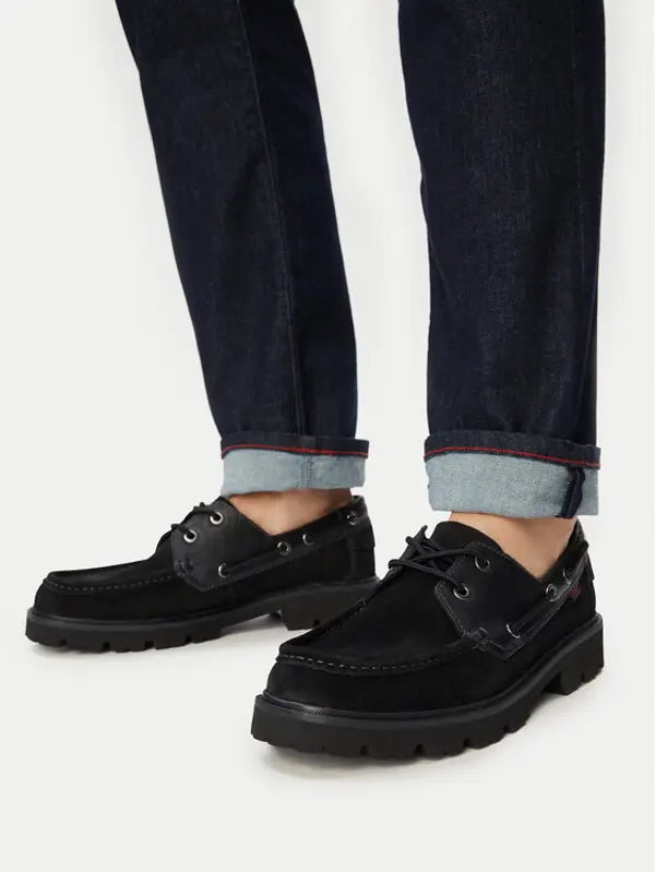Clarks Clarks Loaferice Cleyhill Boat 26186175 Crna