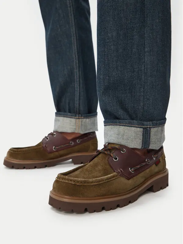 Clarks Clarks Loaferice Cleyhill Boat 26186180 Zelena