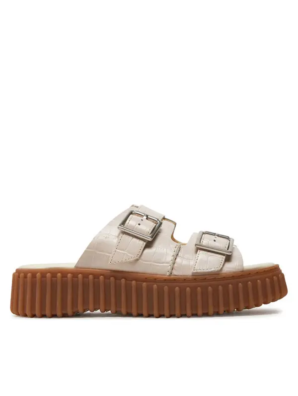 Clarks Clarks Natikače Torhill Slide 26176430 Bež