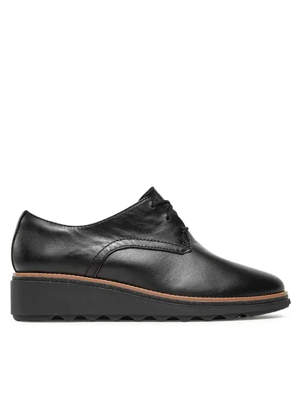Clarks Clarks Oxfordice Sharon Rae 261754164 Crna