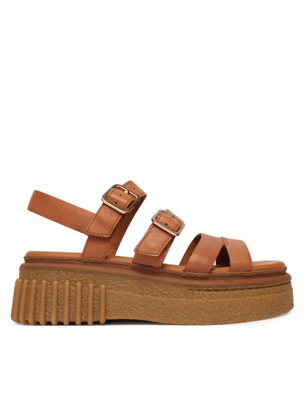 Clarks Clarks Sandale Evamar Strap 26185889 Smeđa