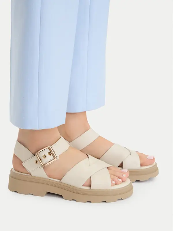 Clarks Clarks Sandale Orinoco3 Cross 26186092 Écru