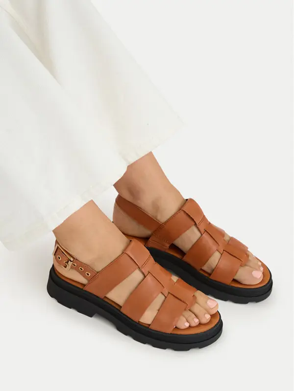Clarks Clarks Sandale Orinoco3 Strap 26186587 Smeđa