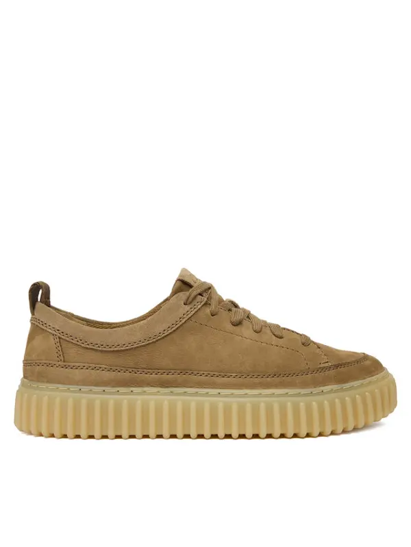 Clarks Clarks Tenisice Torhill Lace 26184418 Smeđa