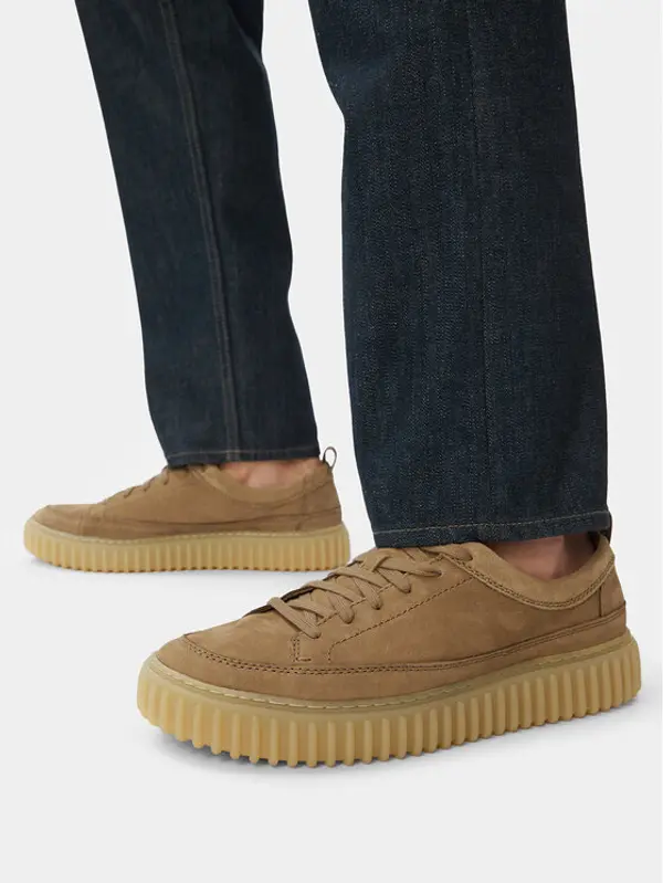 Clarks Clarks Tenisice Torhill Lace 26184418 Smeđa