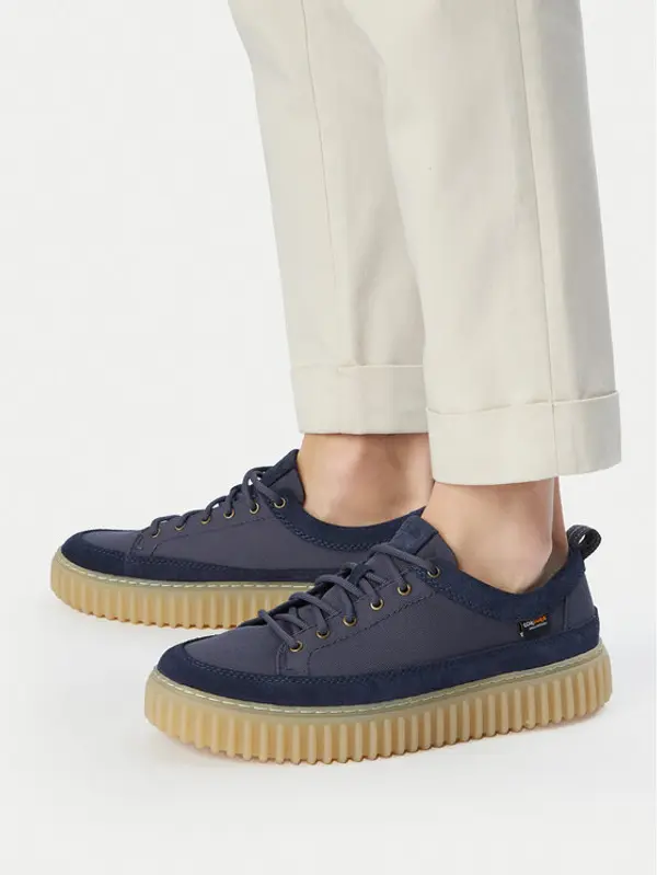 Clarks Clarks Tenisice Torhill Lace 26186153 Tamnoplava