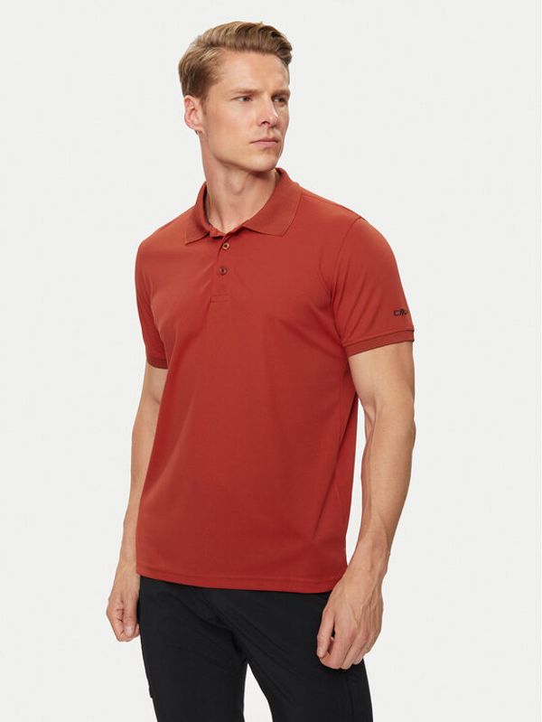 CMP CMP Polo 3T60077 Smeđa Regular Fit
