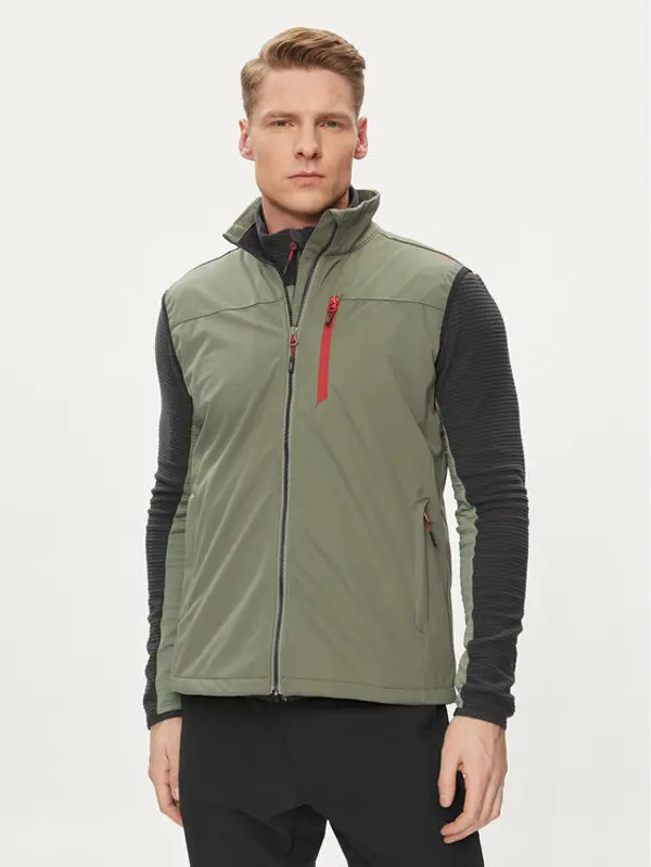 CMP CMP Prsluk 30A9317 Zelena Regular Fit