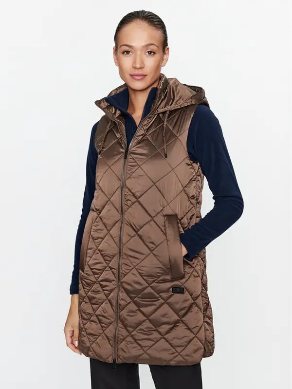 CMP CMP Prsluk 33K3686 Smeđa Regular Fit