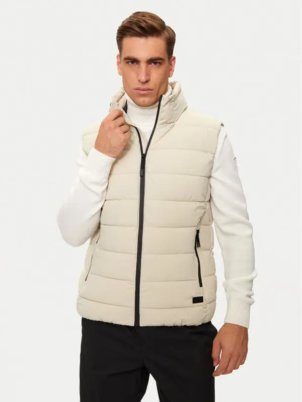 CMP CMP Prsluk 34K0757 Écru Regular Fit