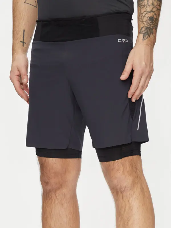 CMP CMP Sportske kratke hlače 32C6747 Siva Regular Fit