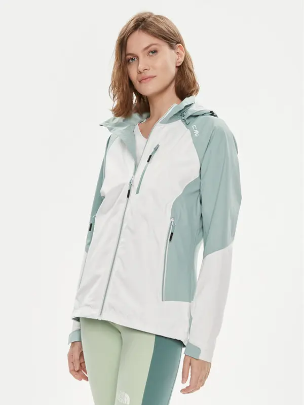 CMP CMP Vodootporna jakna 34Z5116 Bijela Regular Fit