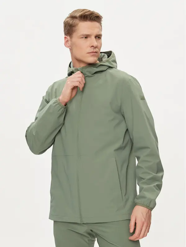 CMP CMP Vodootporna jakna 34Z5437 Zelena Regular Fit