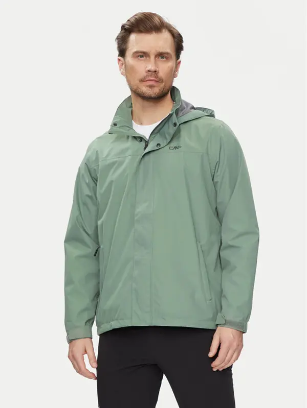 CMP CMP Vodootporna jakna 39X7367 Zelena Regular Fit