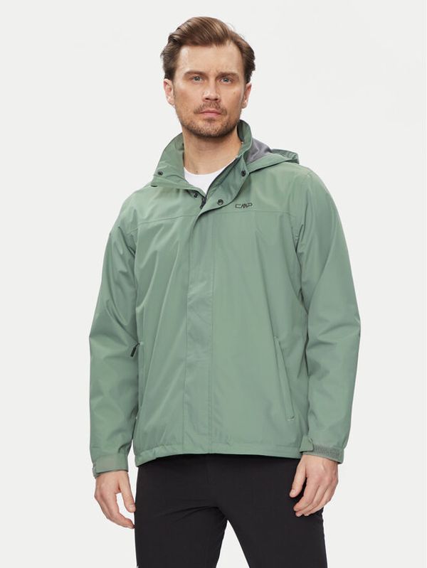 CMP CMP Vodootporna jakna 39X7367 Zelena Regular Fit