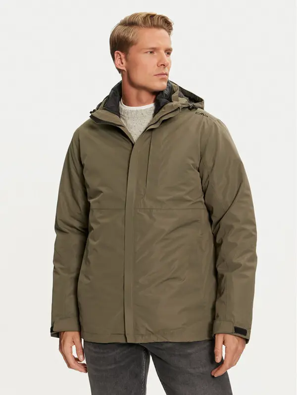 CMP CMP Zimska jakna 33Z1577D Zelena Regular Fit