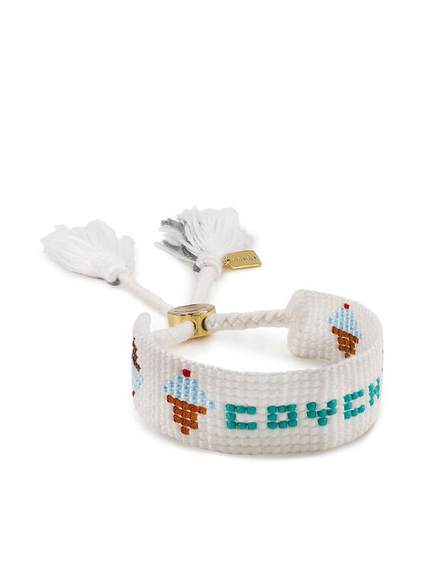 Coach Coach Narukvica Ice Cream Bead Brc C9683 Bijela