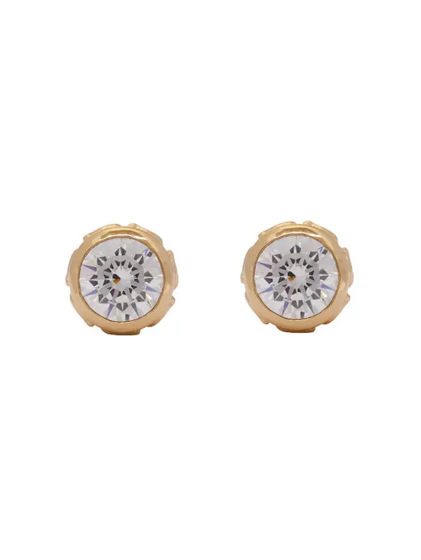 Coach Coach Naušnice Signature Stone Earrings 37423484GLD111 Zlatna