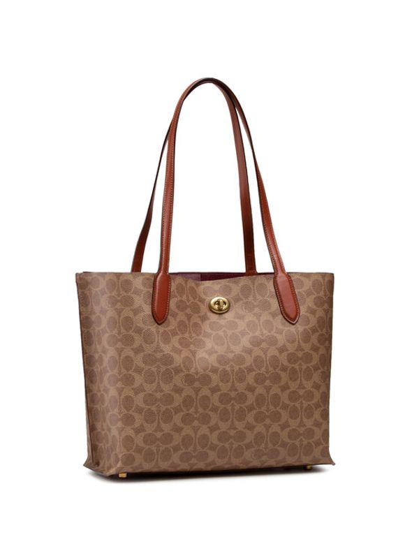 Coach Coach Torbica Cc Sig Willow Tote C0693 Smeđa