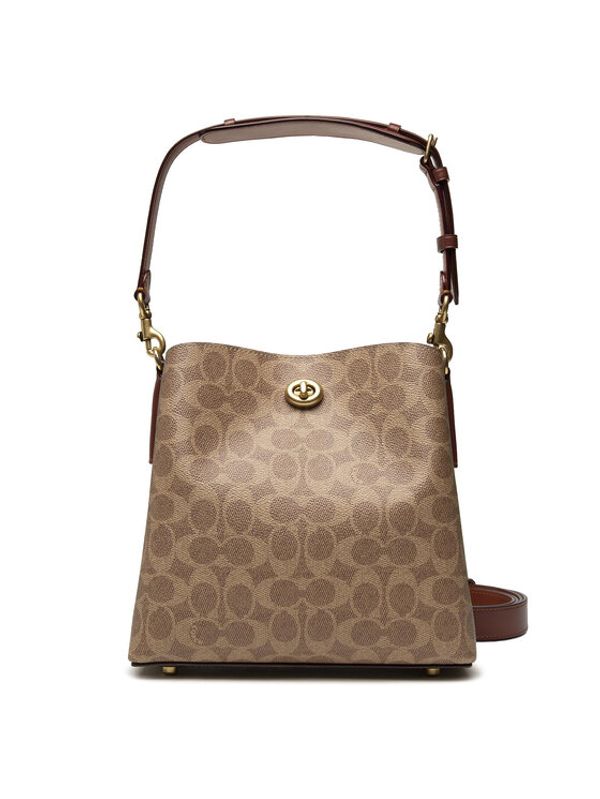 Coach Coach Torbica Cc Sig Wllw Bckt C3890 Smeđa