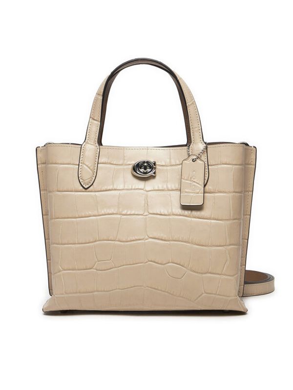 Coach Coach Torbica Croc Wlw C8632 Écru
