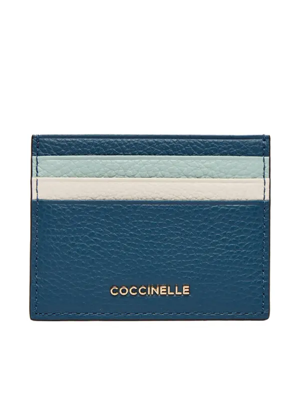 Coccinelle Coccinelle Etui za kreditne kartice M10 Metallic Tri Color E2 M10 12 95 01 Plava